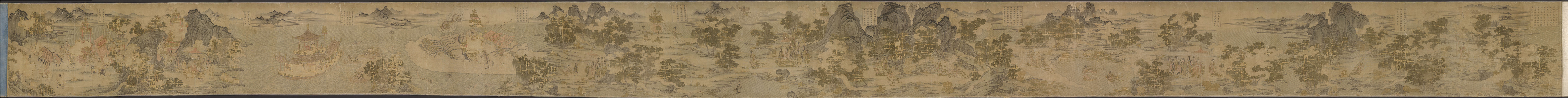 宋_佚名_摹顾恺之洛神赋图卷_大英博物馆