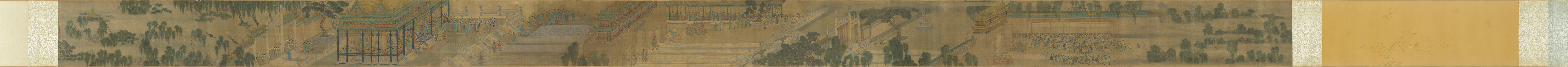 明_仇英_观榜图卷