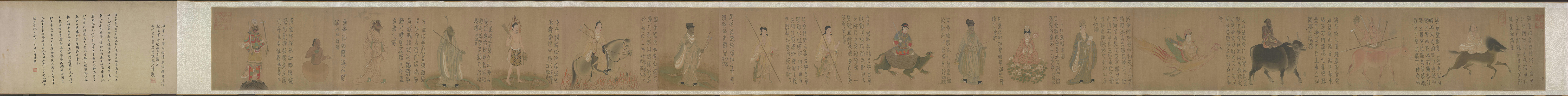 宋_佚名_五星二十八宿神形图卷