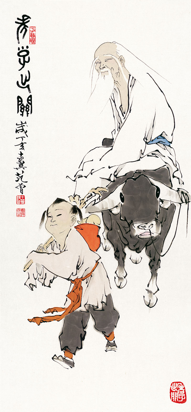 范曾_老子出关_纸本_31.6X68cm.jpg