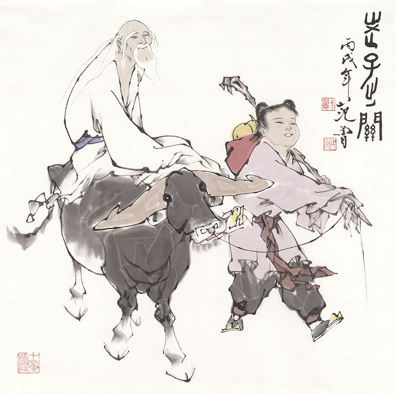 近_范曾_老子出关_01.jpg