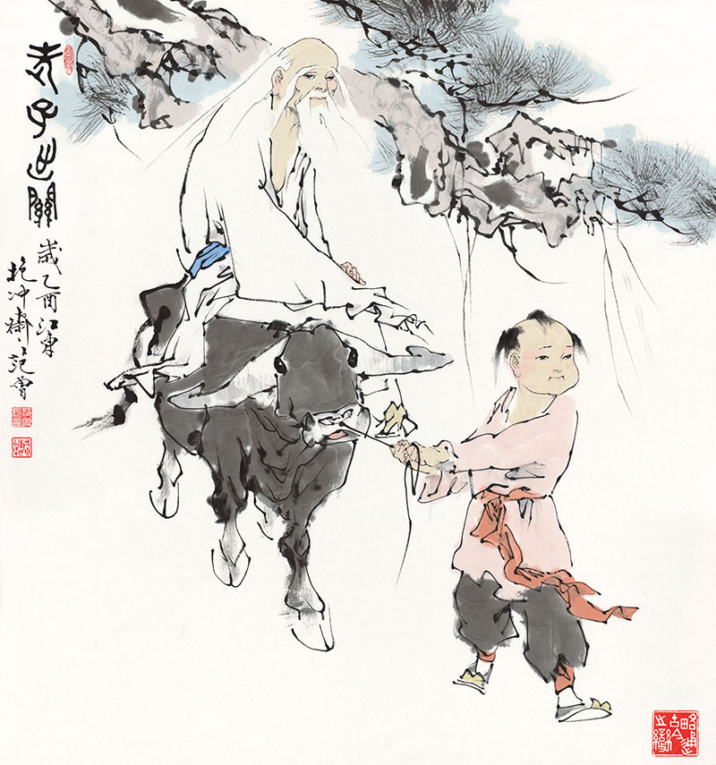 近_范曾_老子出关_02.jpg