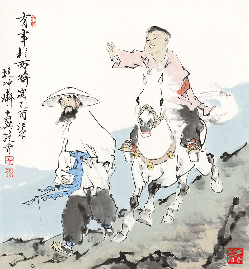近_范曾_老子出关_03.jpg