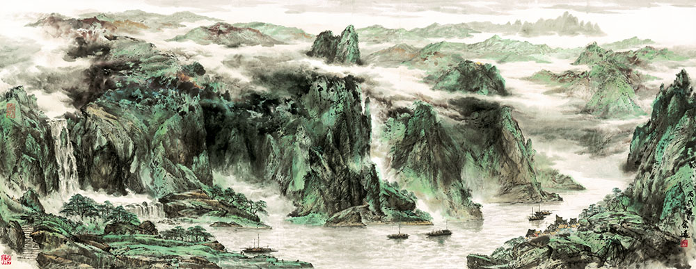yhk-075郜宗远 青绿山水.jpg
