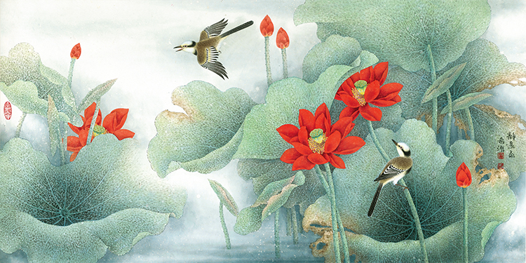 董希源 红荷花.jpg