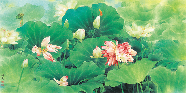 邹传安 荷花.jpg